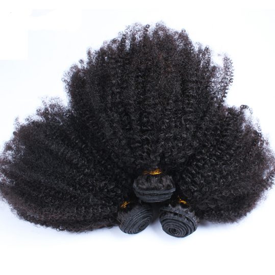 Mongolian Afro Kinky Curly Weave Human Hair Bundles Honey Queen Hair Products Non Remy Natural Color Hair Weaving Extensions