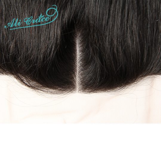 Ali Grace Hair Brazilian Straight Lace Frontal Closure 13*4 Ear to Ear Free Part Closure 130% Destiny Remy Hair Free Shipping