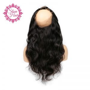 Slove Hair 360 Lace Frontal Closure Brazilian Body Wave Closure Free Part Remy Human Hair Pre Plucked Baby Hair For Black Women
