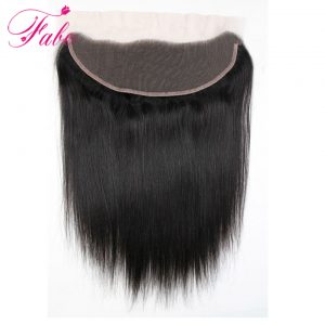 FABC Hair 13x4 free part ear to ear lace frontal closure brazilian straight hair 130% density Remy hair free shipping 8-22inch