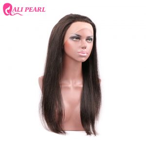 AliPearl Brazilian Straight Pre Plucked 360 Lace Frontal Closure with Baby Hair Human Hair Natural Hairline Remy Free Shipping