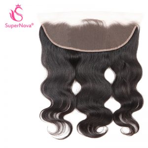 Supernova Brazilian Hair Lace Frontal Body Wave hair 13x4 With Baby Hair 100% Remy Human Hair Natural color Shipping Free