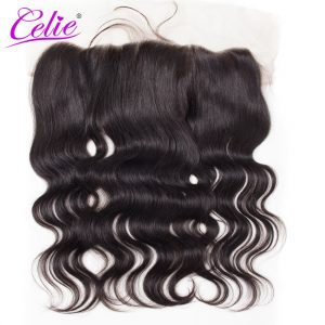 Celie Hair Lace Frontal Brazilian Body Wave  13*4 Ear To Ear Lace Frontal With Baby Hair 100% Remy Human Hair Frontal