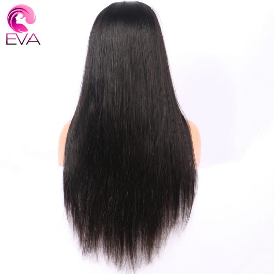 Eva Hair Lace Front Human Hair Wigs Pre Plucked Hairline With Baby Hair Straight 10"-26" Brazilian Remy Hair Wig For Black Women