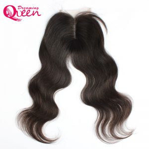 Brazilian Body Wave Lace Closure Free Part Remy Hair Closure With Bady Hair Swiss Lace Bleached Knots Dreaming Queen Hair