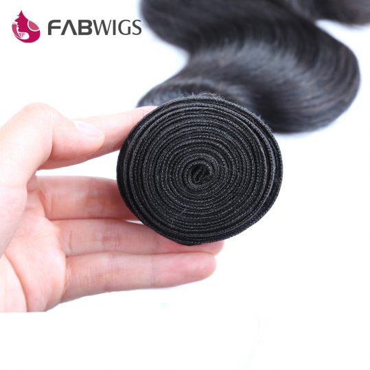 Fabwigs Brazilian Body Wave Hair Bundles 8-30inch 100% Human Hair Weave Natural Color Remy Hair Extension Free shipping