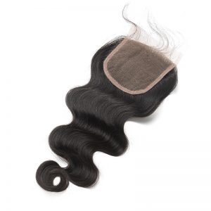4x4 Body Wave Lace Closure Brazilian Hair With Baby Hair Bleached Knots Free Part Remy Honey Queen Hair Products