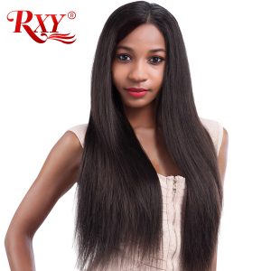 Rxy Peruvian Straight Hair Bundles 100g 10-28inch Remy Hair Weave Natural Color 100% Human Hair Bundles No Tangle No Shedding