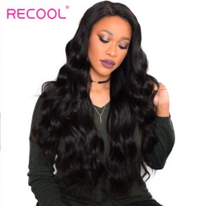 Recool Hair Peruvian Body Wave Hair Bundles 8-30 Inch Remy Human Hair Weave Natural Color Hair Extensions Can Buy 3 or 4 Bundles