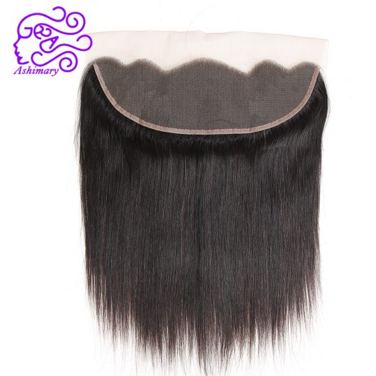 Ashimary Malaysian Straight Hair Lace Frontal Closure 13*4 Ear to Ear Malaysian Remy Hair Closure Can Be Bleached Free Shipping
