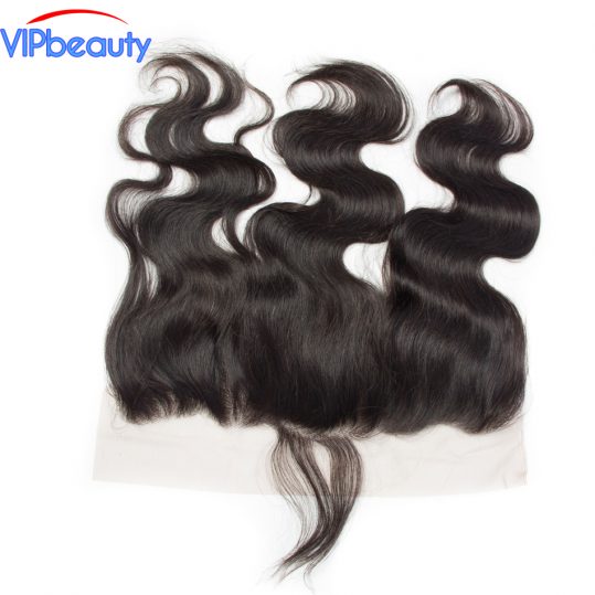 body wave Pre plucked 13x4 ear to ear lace frontal closure remy hair vipbeauty human hair extension natural color