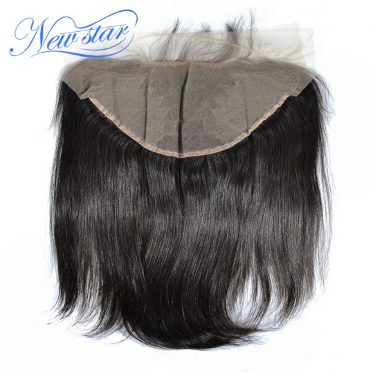 New Star Brazilian Virgin Straight Hair 10"-20"Inches Lace Frontal 13x6 100% Human Hair Natural Hairline With Baby Hair