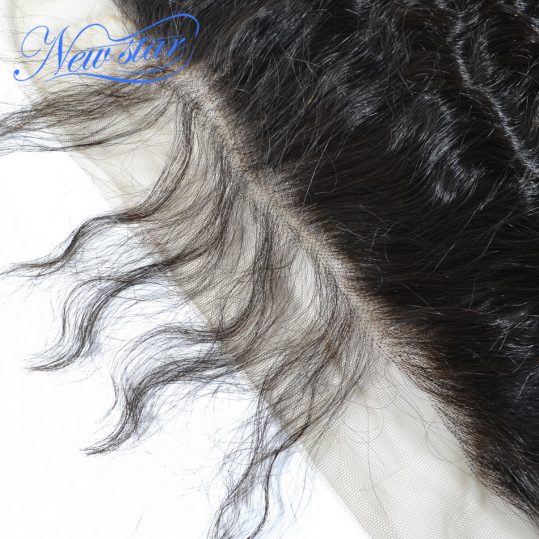 New Star Hair Lace Frontal 13x6 Deep Wave Brazilian Virgin Human Hair Ear To Ear Bleached knots Pre Plucked With Baby Hair