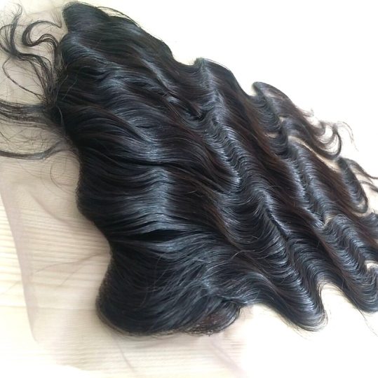 Luxurious Brazilian Virgin Hair Body Wave 13X4 Ear to Ear Lace Frontal Closure Free Part With Natural Hairline Free Shipping