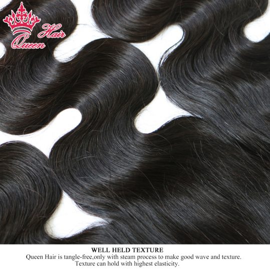 Queen Hair Products Free Part Body Wave Lace Frontal Closure 13"x4" Brazilian Virgin Hair Bleached slight Knots 100% Human Hair