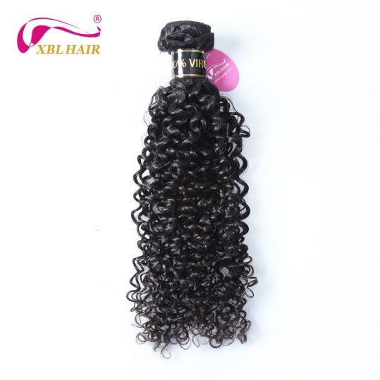 XBL HAIR Unprocessed Brazilian Virgin Hair Curly Weave Human Hair Extensions Natural Color 1 Bundle 8"-30" Inches Free Shipping
