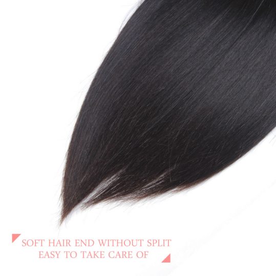 Ali Queen Hair 5x5 Lace Closure Pre-Plucked With Baby Hair Brazilian Virgin Human Hair Straight Closure Free Shipping