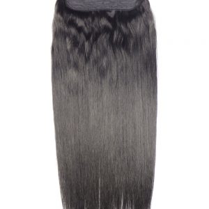 ZZHAIR 24" 61cm 100% Brazilian Hair 5 Clips In Human Hair Extensions 1Pcs 120g One Piece Set Straight Natural Hair Non-remy