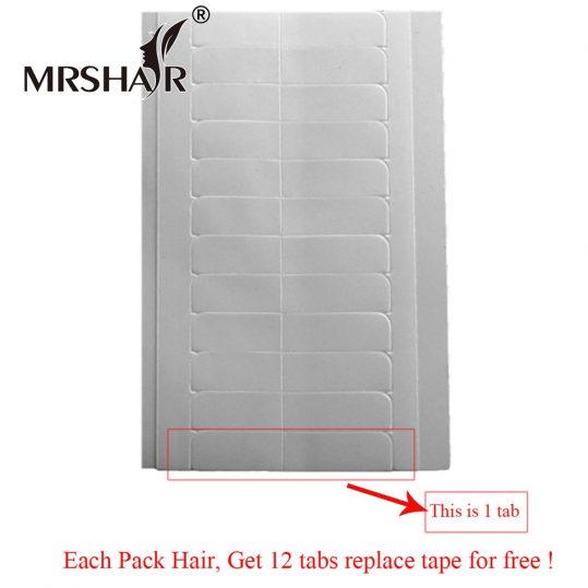 MRSHAIR Silver Color Tape In Hair Extensions 20pcs Non Remy Brazilian Human Hair On Adhesive Tape Hair Straight Skin Weft
