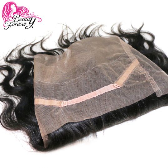 Beauty Forever 360 Lace Frontal Body Wave Brazilian Hair Closure Natural Color 100% Non Remy Human Hair 10-20 inch Free Shipping