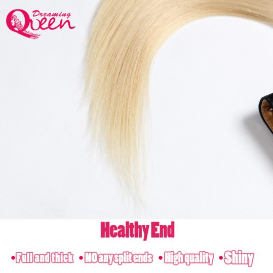 Dreaming Queen Hair #1b/ 613 Blonde Brazilian Straight Hair Bundles Ombre Human Hair Extensions No Remy Hair Free Shipping
