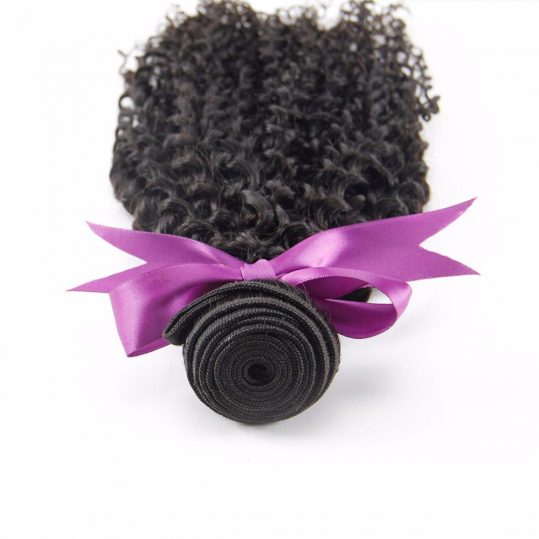Alimice Hair Brazilian Kinky Curly Weave Human Hair Bundles Natural Color 10-26inch 1 Piece Non-remy Hair Free shipping