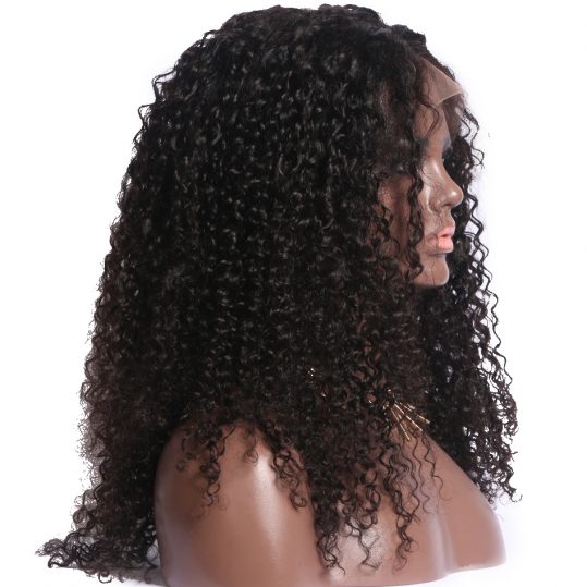 Luffy 180% Density 13*6  Deep Part Brazilian Kinky Curly Lace Front Human Hair Wigs Non-Remy For Black Women With Baby Hair