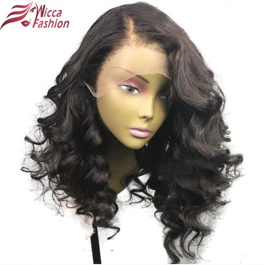 Dream Beauty Brazilian Body Wave 150% Density Hair Full Lace Wigs With Baby Hair 10-16 inch Non Remy Hair Natural Color