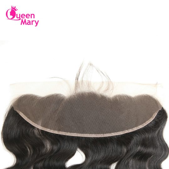 Queen Mary Peruvian Body Wave Closure With Baby Hair Non-Remy Hair 13*4 Lace Frontal Closure 100% Human Hair Shipping Free