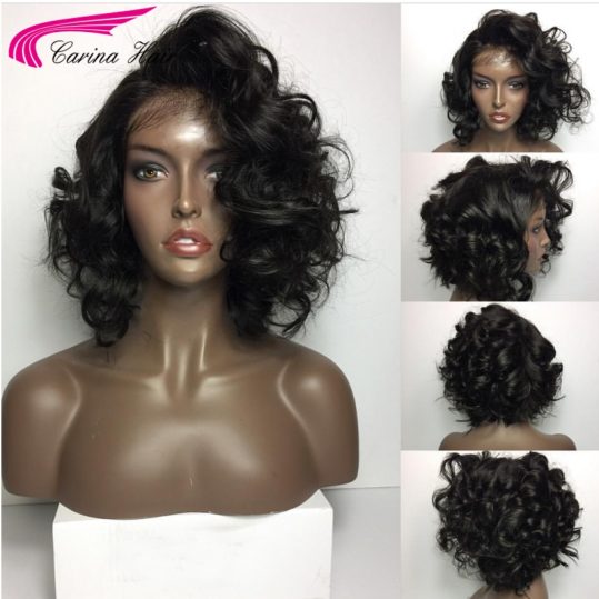 Carina Glueless Lace Front Wigs with Baby Hair For Black Women Loose Wave Malaysian Non-Remy Human Hair Pre-Plucked Hairline