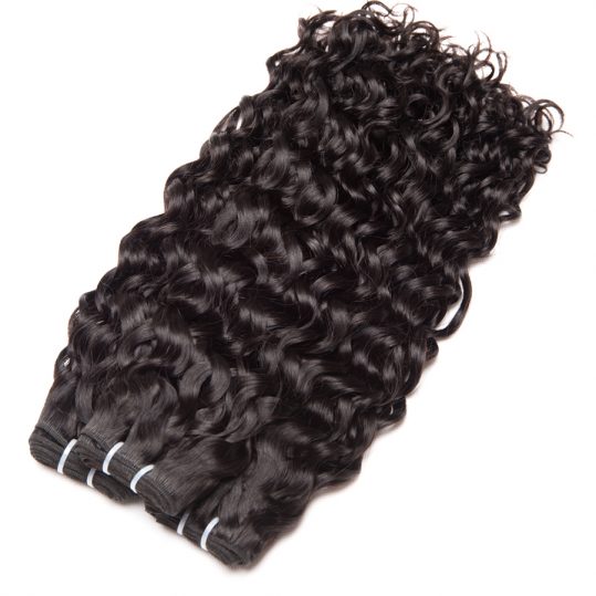 ALIPOP Malaysian Water Wave Bundles Human Hair Bundles Non Remy Hair Extension Natural Black Color 1pc/lot Can Be Dyed