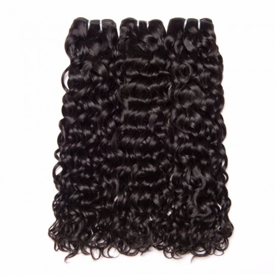 ALIPOP Malaysian Water Wave Bundles Human Hair Bundles Non Remy Hair Extension Natural Black Color 1pc/lot Can Be Dyed