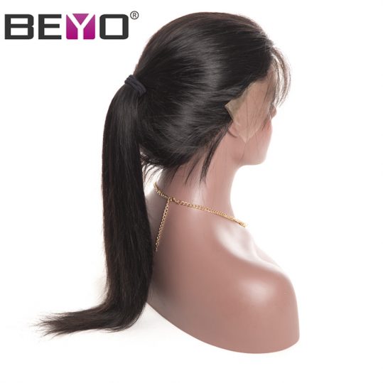 Beyo Pre Plucked Lace Front Human Hair Wigs Malaysian Straight Hair Wig With Baby Hair Non-Remy Hair 8-26 Inch Free Shipping
