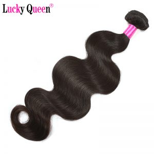 Malaysian Body Wave Human Hair Bundles 1PC Can Buy 3/4 Bundles Lucky Queen Hair Products 10-28 Inch Non-Remy Hair Free Shipping