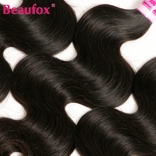 Beaufox Indian Body Wave Human Hair Weave Bundles Non Remy Hair Weaving Can Buy 3 or 4 Bundles Hair Extension 1pc Deal