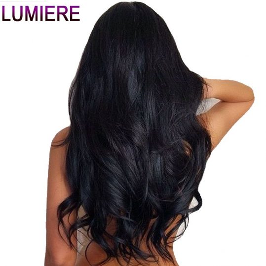 Lumiere Hair Lace Front Human Hair Wigs For Black Women Brazilian Body Wave Wigs With Baby Hair Swiss Lace Remy Hair 12"-20"