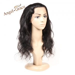 Angel Grace Hair Brazilian Body Wave Hair 360 Lace Frontal Free Part Natural Color Remy Hair Free Shipping 10-20 Inch Human Hair