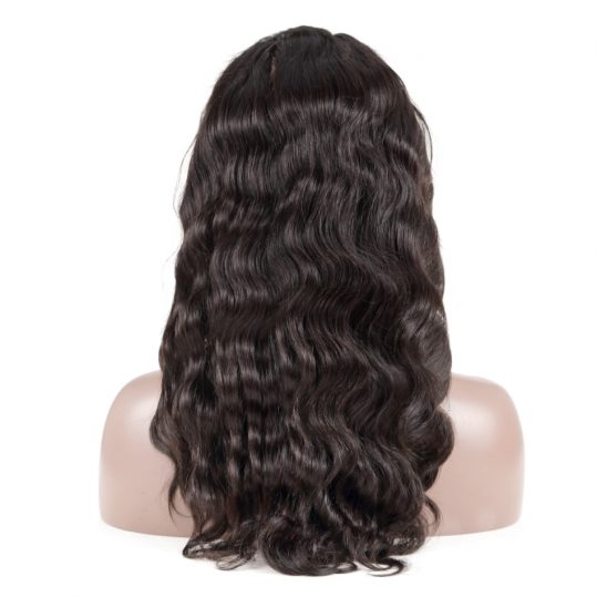 Rosabeauty Full Lace Wigs Brazilian Body Wave Remy Hair Bleached Knots 100% Human Hair With Natural Hairline Glueless