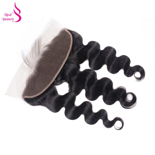 Real Beauty Ear To Ear Lace Frontal Closure Body Wave With Baby Hair Malaysian Lace Closure Remy Human Hair