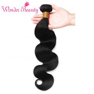 Wonder Beauty Hair Malaysian Body Wave Remy Hair Bundles Natural Color 100% Human Hair Weaving 10-26 inch Free Shipping
