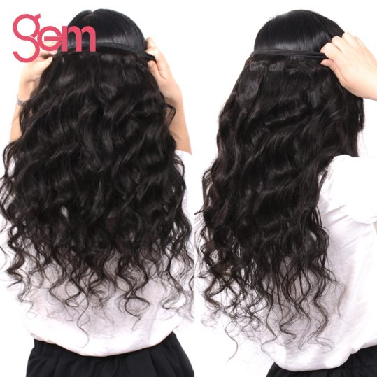 Gem Beauty Supply Brazilian Remy Hair Loose Wave 1 Piece Only 100% Human Hair Weave Bundles Natural Color Can Be Dyed & Bleached