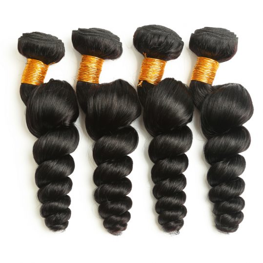 Wonder Beauty Hair Peruvian Loose Wave Remy Hair 100% Human Hair Weave Bundles 100g/Piece 1 Piece Only Natural Color Hair