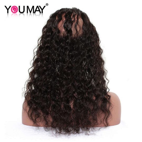 Pre Plucked 360 Lace Frontal Closure Natural Hairline With Baby Hair Peruvian Non-remy Hair Loose Wave Nature Black You May Hair