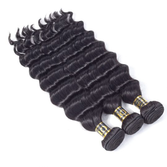 Well Hold Curl Minimal Shedding Loose Wave Weave Malaysian Hair Bundles Non Remy 100% Human Hair Weaving Natural Color QThair