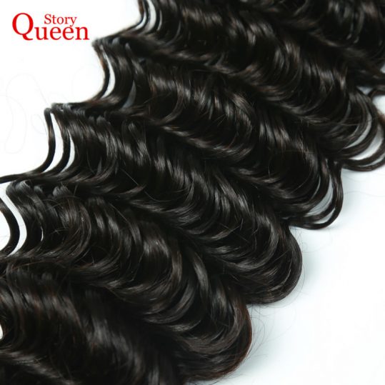 Queen Story Hair Deep Wave Brazilian Hair Weave Bundles 10-28 Inch 100% Human Hair Bundles Free Shipping Remy Hair