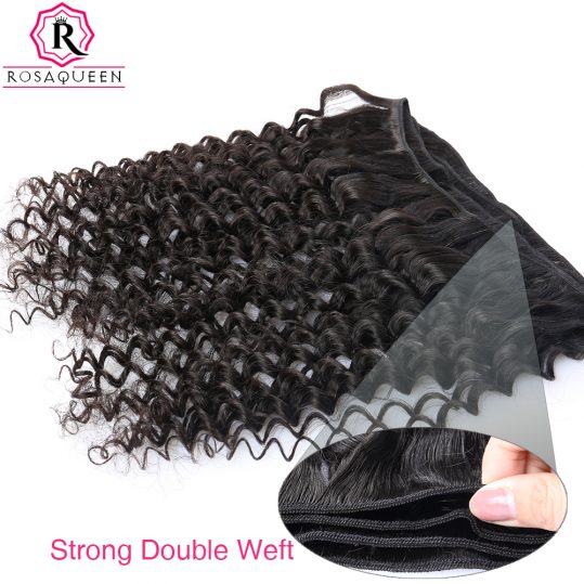 Deep Wave Brazilian Hair Weave Bundles 100% Human Hair Bundle Rosa Queen Hair Products 1pc Can Buy 3 / 4 pcs Remy Hair Extension