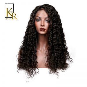Lace Front Human Hair Wigs For Black Women Remy Brazilian Deep Wave Wig Bleached Knots Plucked With Baby Hair King Rosa Queen