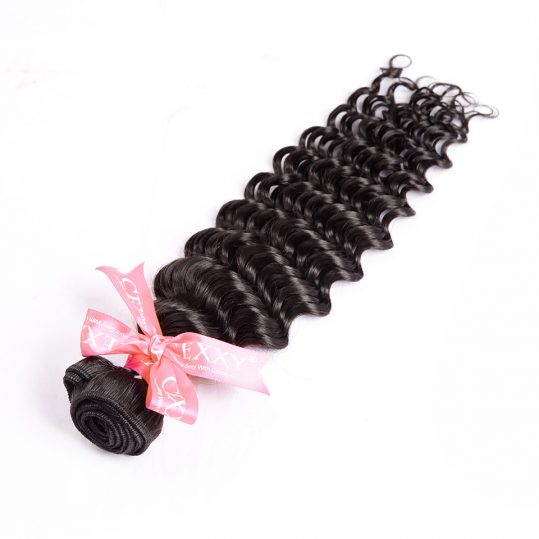 CEXXY Malaysian Deep Wave Remy Hair Natural Color 100% Human Hair Bundles 10-28 inch Free Shipping