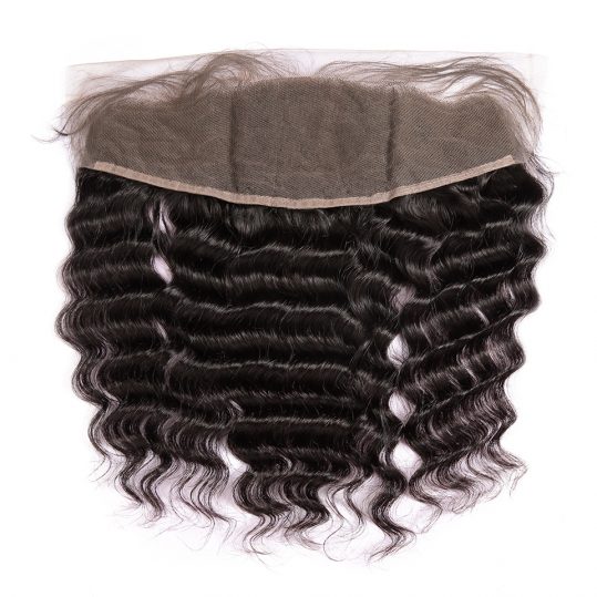 CEXXY Lace Frontal Closure Brazilian Remy Hair Nature Wave 13*4 Plucked Natural Hairline Bleached Knots Baby Hair Human Hair