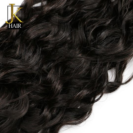 JK Hair Brazilian Natural Wave Human Hair Weave Bundles Natural Color Remy Hair Extension Water Weaving Can Be Dyed Ship Free